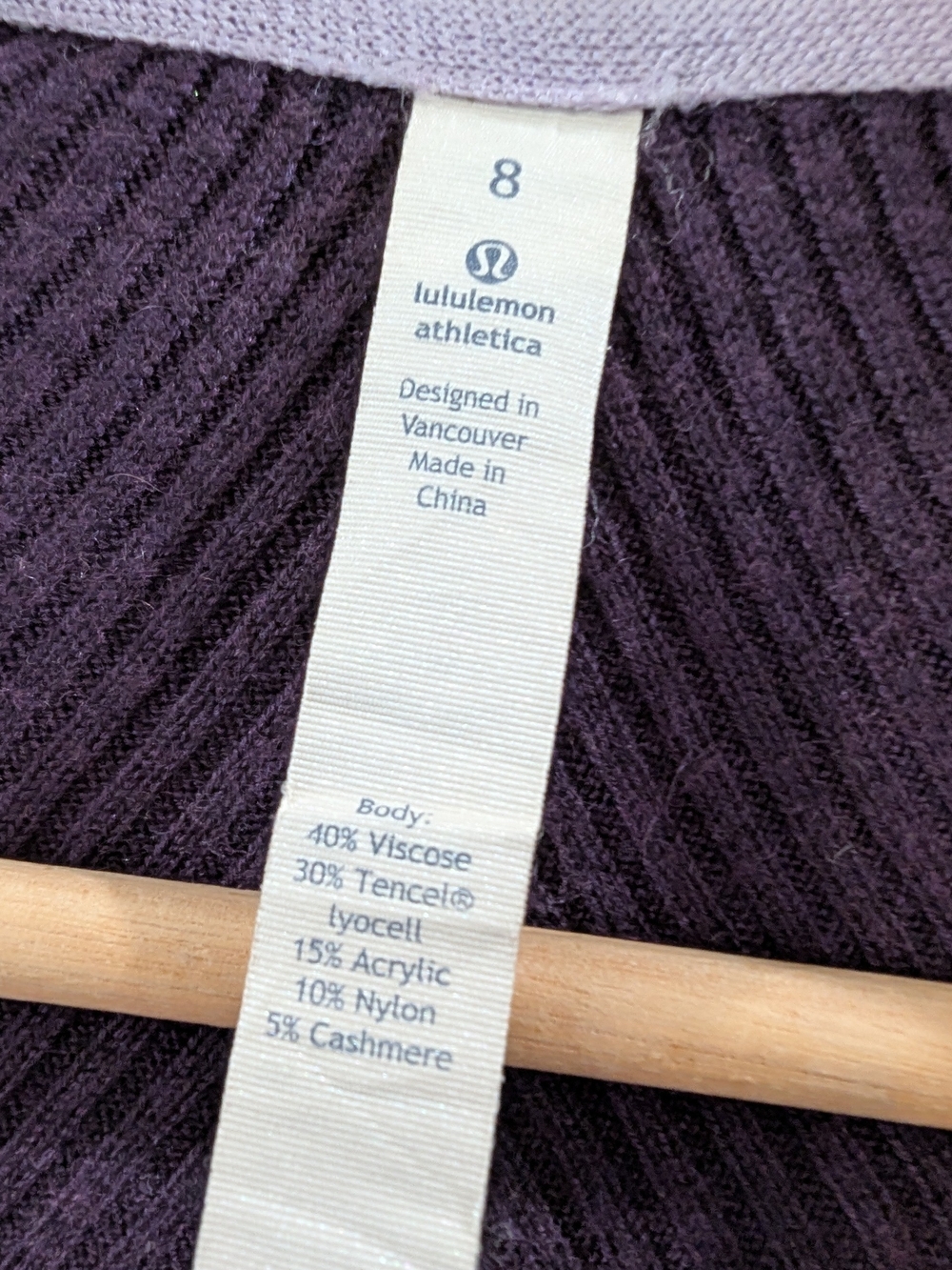 Lululemon Ribbed Waterfall Cardigan - Picture 8 of 8